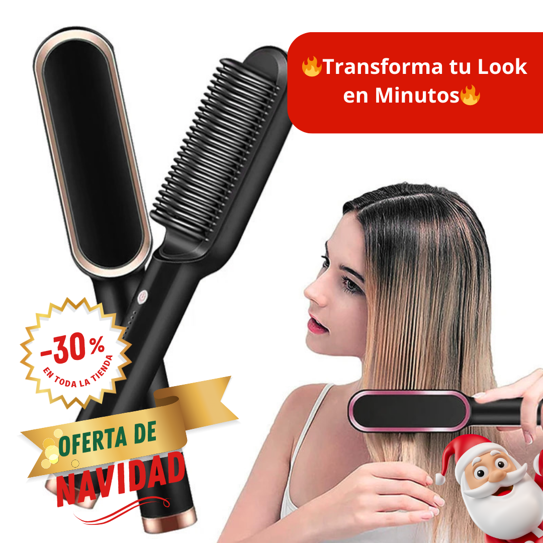 Cepillo Alisador FrizzGo™ - Alisado Perfecto en Minutos