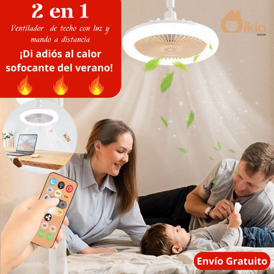 Ventilador de Techo Pro Max™ con Mando  - Fácil Instalación en 1 Minuto